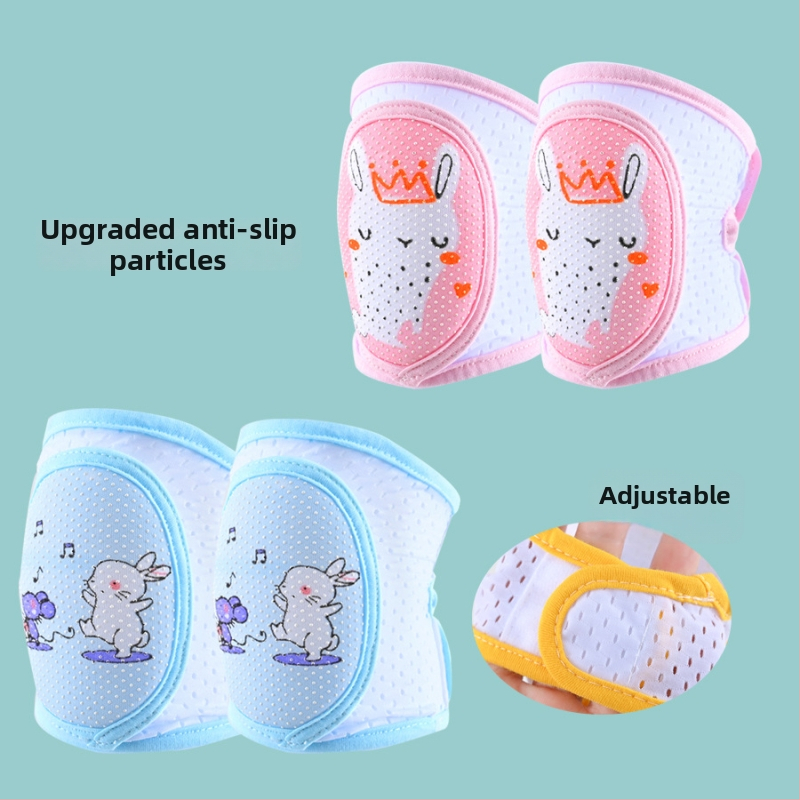 Бебешки коленни подложки – противохлъзгащи, дишащи, за пълзене и учене; марка Meet mian tong dou; за дете; пролет 2023; на склад
