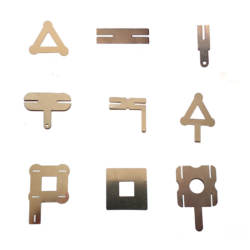 Feather 18650 niķeļa pārklājuma tērauda bateriju savienojuma detaļas, H- un R-formas punktēšanas lāpstiņas Li bateriju montāžai, SPCC sertificēts