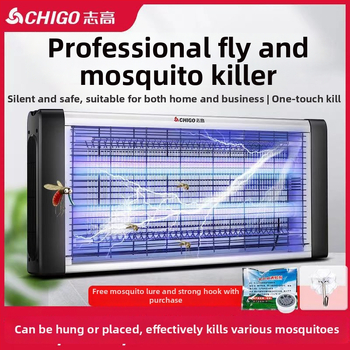 LED lámpa szúnyog- és legyek elleni, hálózati csatlakoztatással, ABS ház, modell ZG-W23, lefedettség 61 m² felett