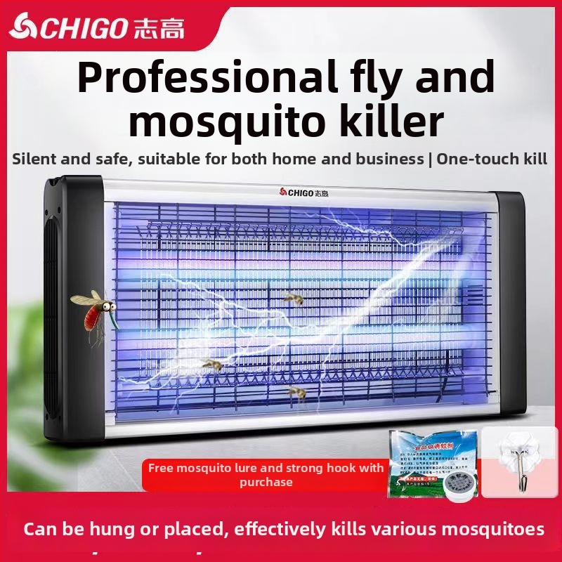 LED lampa na ničenie komárov a múch, zapojenie zo zásuvky, ABS šasi, model ZG-W23, pokrytie 61 m² a viac