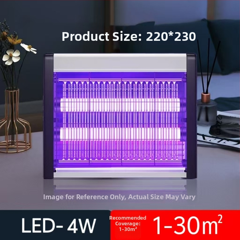 Kültéri szúnyogirtó lámpa UV-lámpával, alumínium hálóval, rozsdamentes acélszerkezettel, elektromos sokk-al történő ölés, lángálló, akkumulátor nélkül, 61 m² feletti területekre