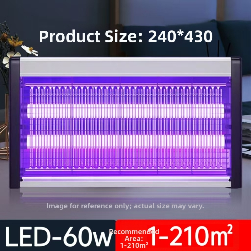 Kültéri szúnyogirtó lámpa UV-lámpával, alumínium hálóval, rozsdamentes acélszerkezettel, elektromos sokk-al történő ölés, lángálló, akkumulátor nélkül, 61 m² feletti területekre