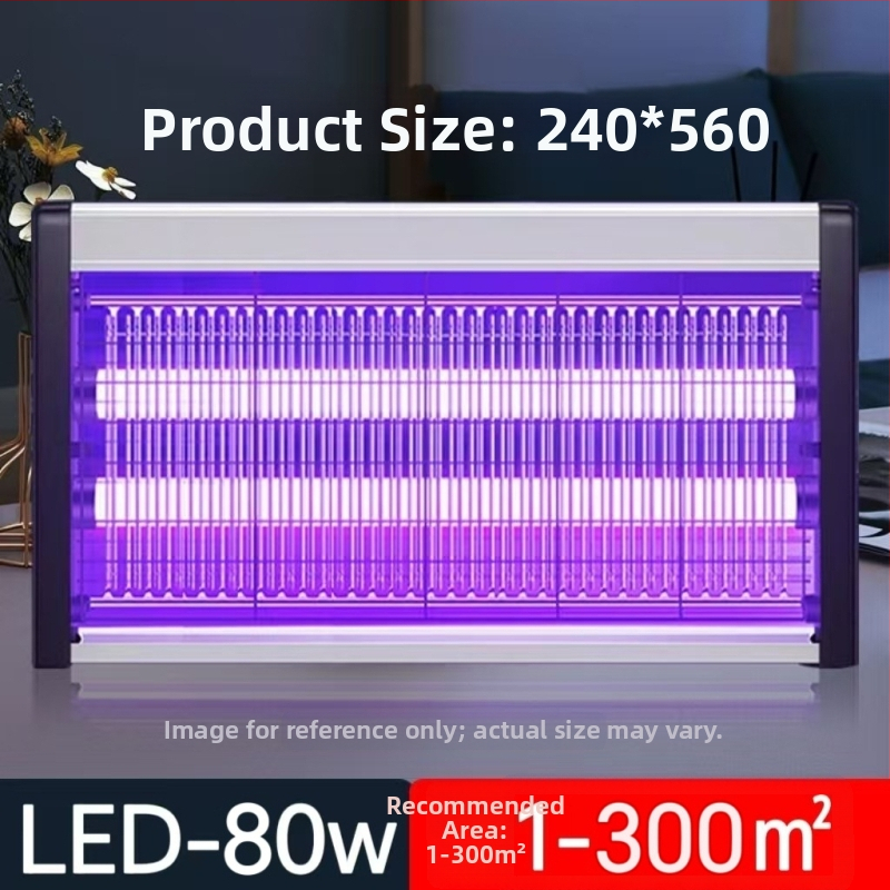 Kültéri szúnyogirtó lámpa UV-lámpával, alumínium hálóval, rozsdamentes acélszerkezettel, elektromos sokk-al történő ölés, lángálló, akkumulátor nélkül, 61 m² feletti területekre