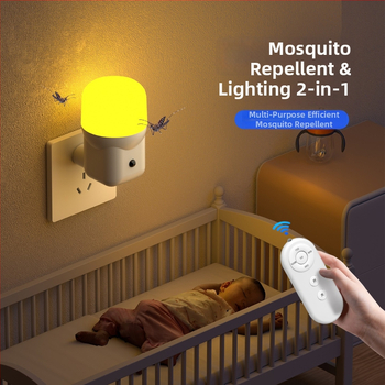 Chiman LED szúnyogriasztó lámpa, konnektoros üzemmód, 10㎡ lefedettség, fényhullám csapda (kilövéses típus), PC ház, időzítő