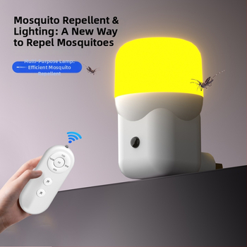 Chiman LED szúnyogriasztó lámpa, konnektoros üzemmód, 10㎡ lefedettség, fényhullám csapda (kilövéses típus), PC ház, időzítő