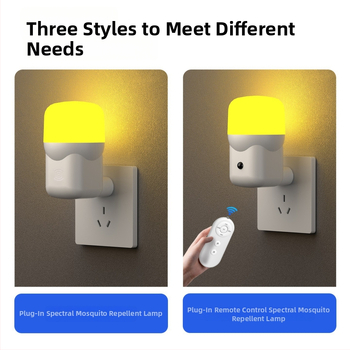 Chiman LED szúnyogriasztó lámpa, konnektoros üzemmód, 10㎡ lefedettség, fényhullám csapda (kilövéses típus), PC ház, időzítő