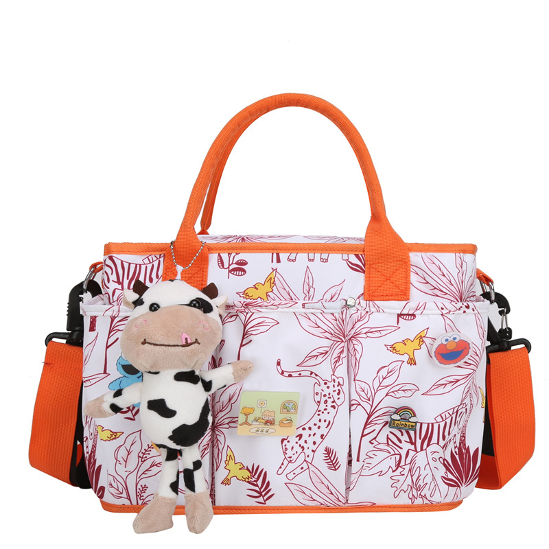 Torba za mamu za kolica, tote stil, velika zapremina (Najlon, vodootporan, ultralagana, izolacija, otporna na habanje)