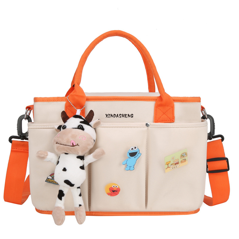 Torba za mamu za kolica, tote stil, velika zapremina (Najlon, vodootporan, ultralagana, izolacija, otporna na habanje)