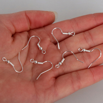 DIY set za nakit od željeza s elektroplatom, kutija s 24 pretinaca, uključuje naušnice kukice, spojne prstene i T-štiftove