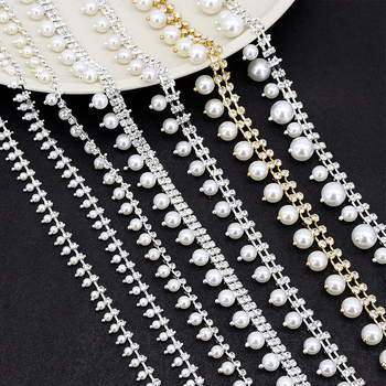 DIY dodaci od perli s rhinestones i dijamantima za ručno šivanje — ukrasni dijelovi za odjeću