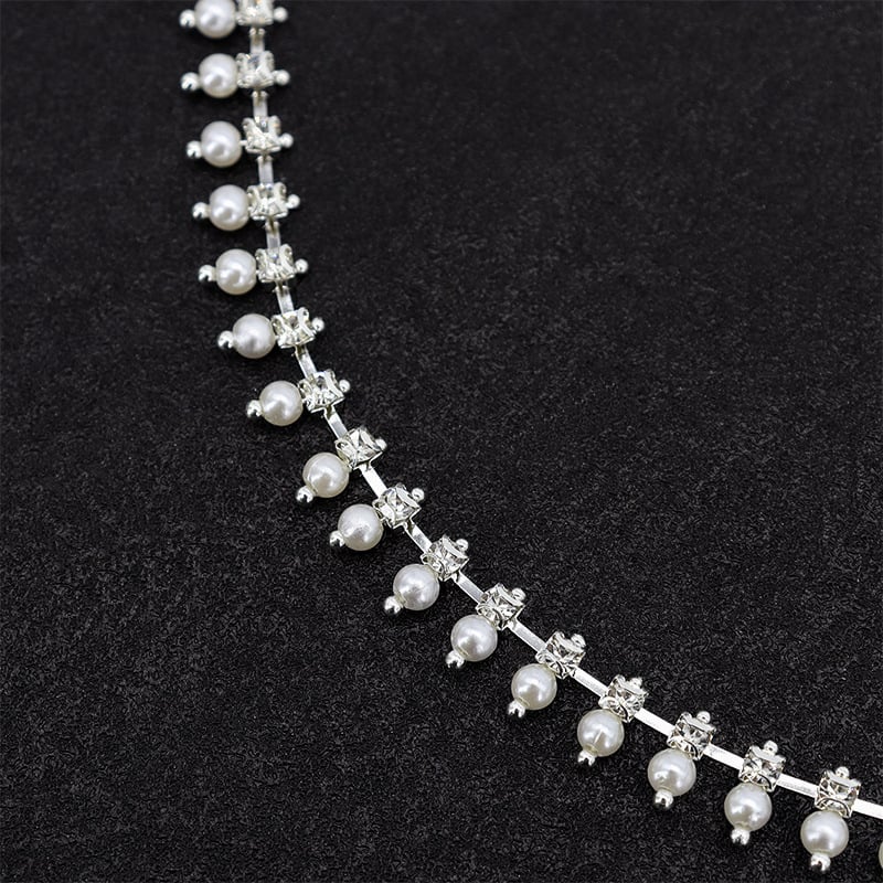 DIY dodaci od perli s rhinestones i dijamantima za ručno šivanje — ukrasni dijelovi za odjeću