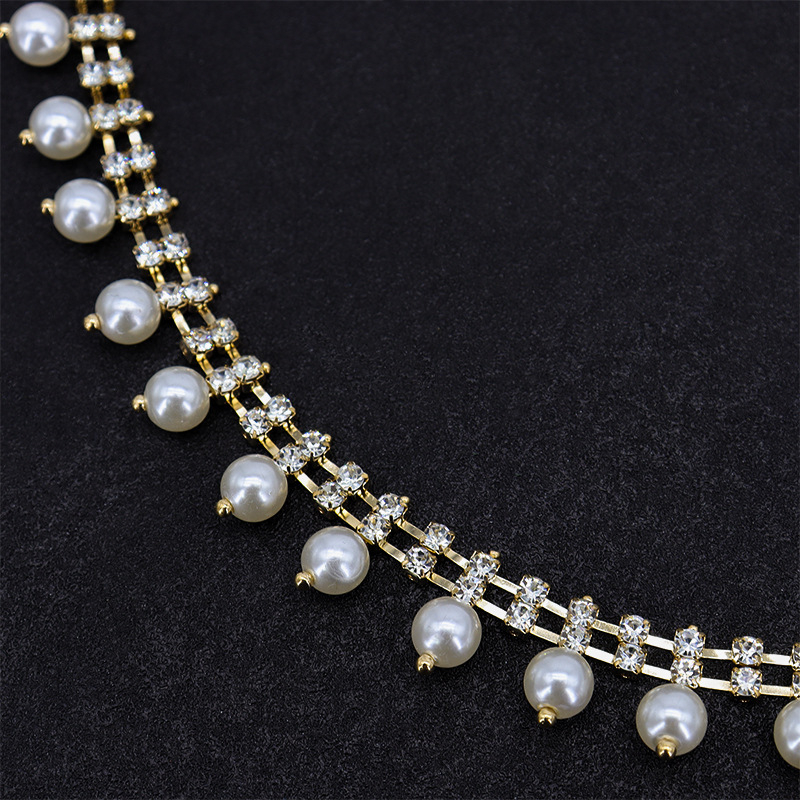 DIY dodaci od perli s rhinestones i dijamantima za ručno šivanje — ukrasni dijelovi za odjeću