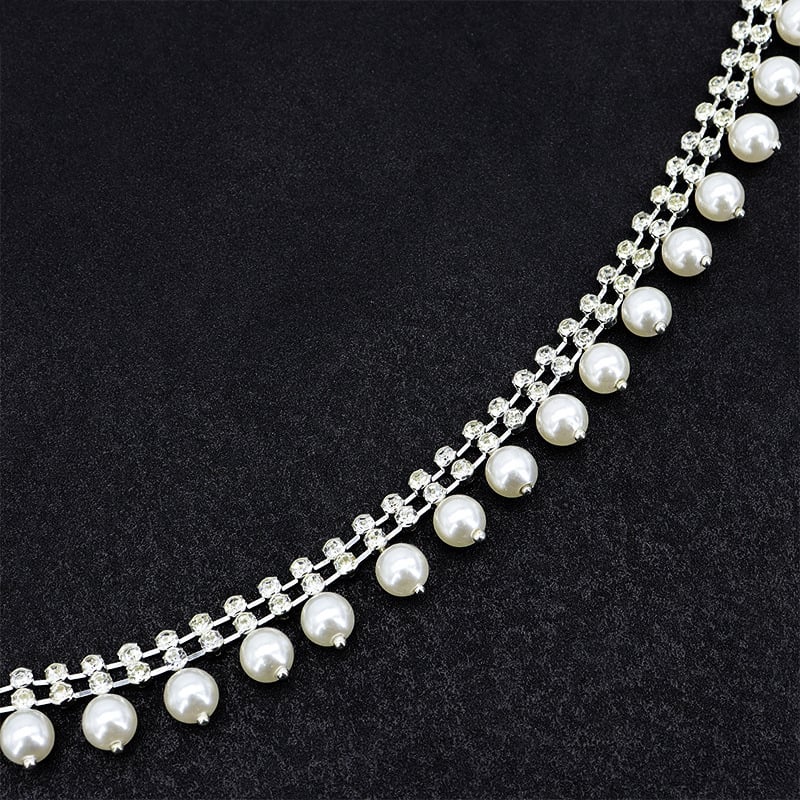 DIY dodaci od perli s rhinestones i dijamantima za ručno šivanje — ukrasni dijelovi za odjeću