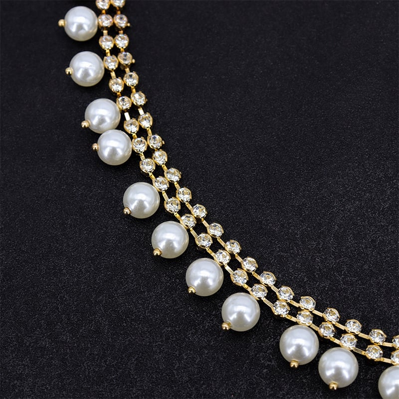 DIY dodaci od perli s rhinestones i dijamantima za ručno šivanje — ukrasni dijelovi za odjeću