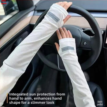 Manșete de vară pentru ciclism în aer liber – protecție solară, manșete răcoroase, protecție pentru ciclism și condus, în stoc