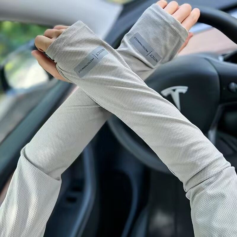 Manșete de vară pentru ciclism în aer liber – protecție solară, manșete răcoroase, protecție pentru ciclism și condus, în stoc