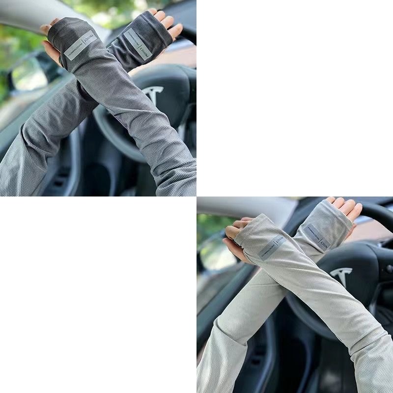 Manșete de vară pentru ciclism în aer liber – protecție solară, manșete răcoroase, protecție pentru ciclism și condus, în stoc