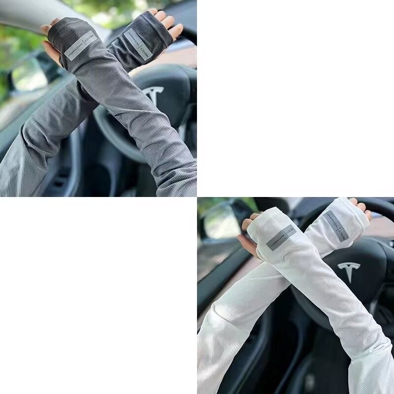 Manșete de vară pentru ciclism în aer liber – protecție solară, manșete răcoroase, protecție pentru ciclism și condus, în stoc