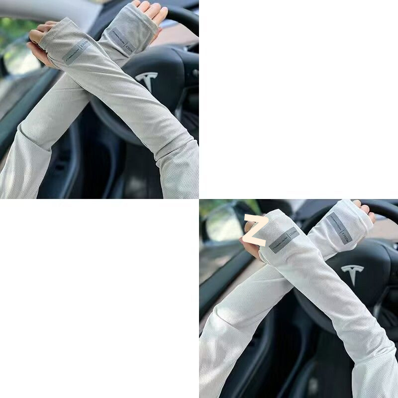 Manșete de vară pentru ciclism în aer liber – protecție solară, manșete răcoroase, protecție pentru ciclism și condus, în stoc