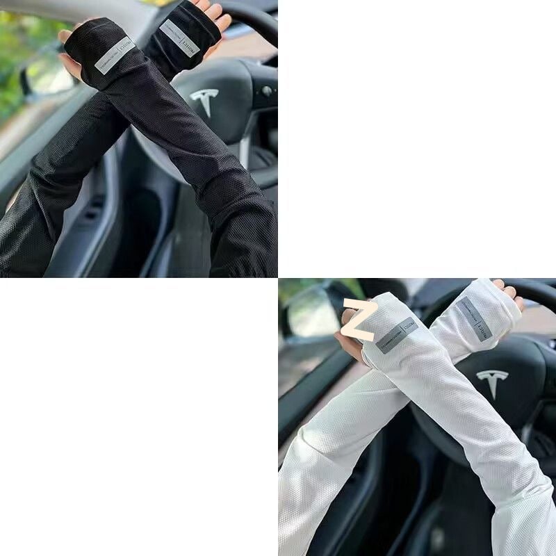 Manșete de vară pentru ciclism în aer liber – protecție solară, manșete răcoroase, protecție pentru ciclism și condus, în stoc