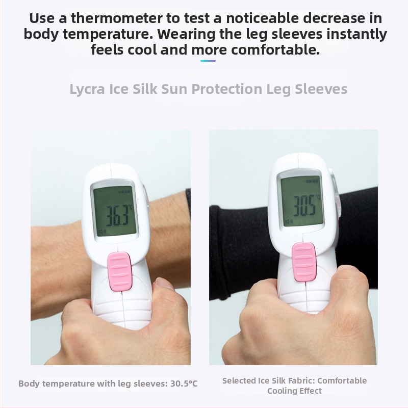 XINTOWN Manșete de protecție pentru picioare, Ice Silk, etichetă privată personalizabilă