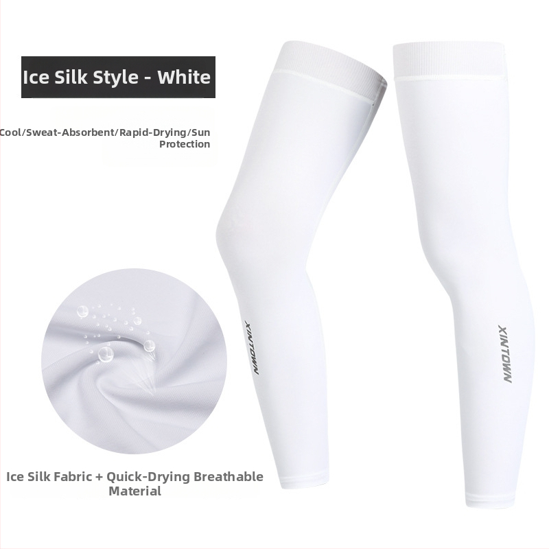 XINTOWN Manșete de protecție pentru picioare, Ice Silk, etichetă privată personalizabilă