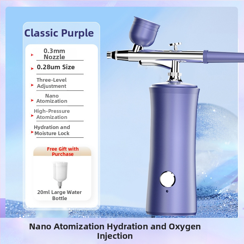 Xia Zhifeng drėkinimo prietaisas odos atjauninimui, nešiojamas su įmontuota baterija 500–800 mAh