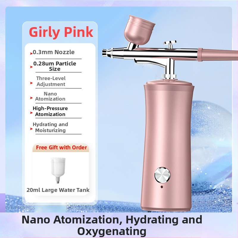 Xia Zhifeng drėkinimo prietaisas odos atjauninimui, nešiojamas su įmontuota baterija 500–800 mAh