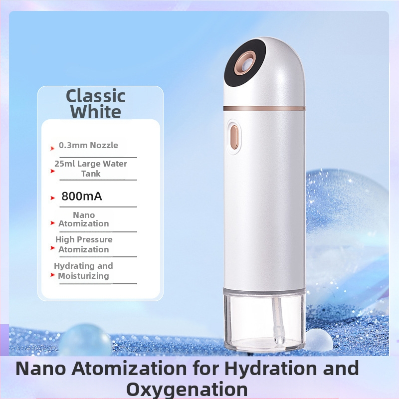 Xia Zhifeng drėkinimo prietaisas odos atjauninimui, nešiojamas su įmontuota baterija 500–800 mAh