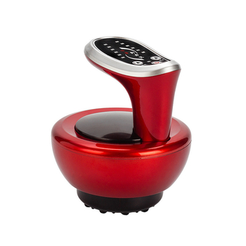 Dispozitiv electric pentru masaj cu tehnologie de abraziune și cupping, perie meridiană, aspirație puternică, comprimare caldă - portabil, baterie 500-800mAh, IPX3 rezistent la apă, pentru uz casnic