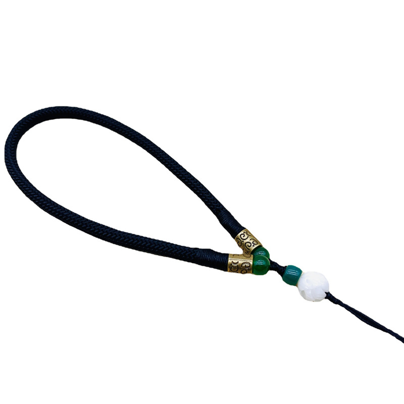 Ručni lanyard za mobitel, smola, unisex stil, visokoelastična pamuk šnura i plastična kopča, Rain weaving