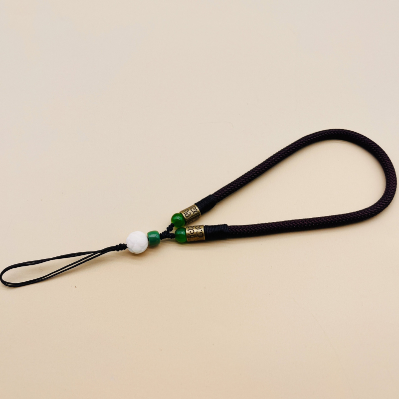 Ručni lanyard za mobitel, smola, unisex stil, visokoelastična pamuk šnura i plastična kopča, Rain weaving