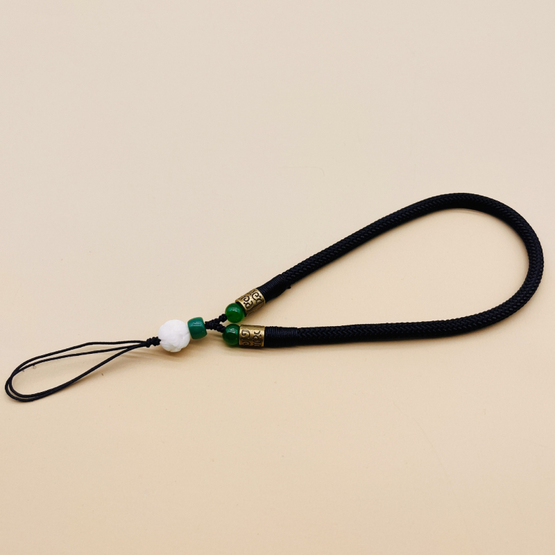 Ručni lanyard za mobitel, smola, unisex stil, visokoelastična pamuk šnura i plastična kopča, Rain weaving