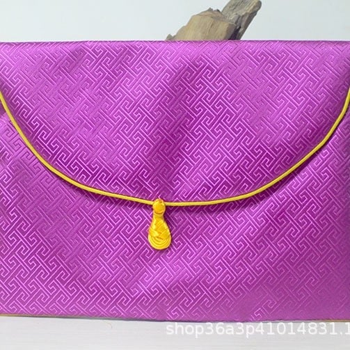 Kínai stílusú ékszer táska brokát anyagból, többfunkciós és hordozható, por- és nedvességálló, asztali tároláshoz