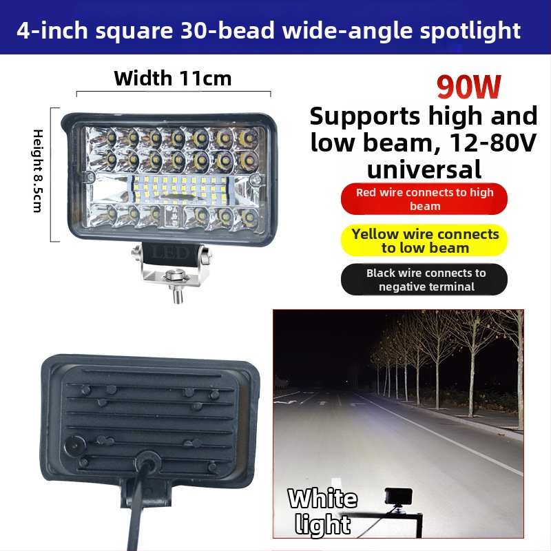 LED spot svjetlo za vozila - 12-80V, 177W, Cree LED, IP67