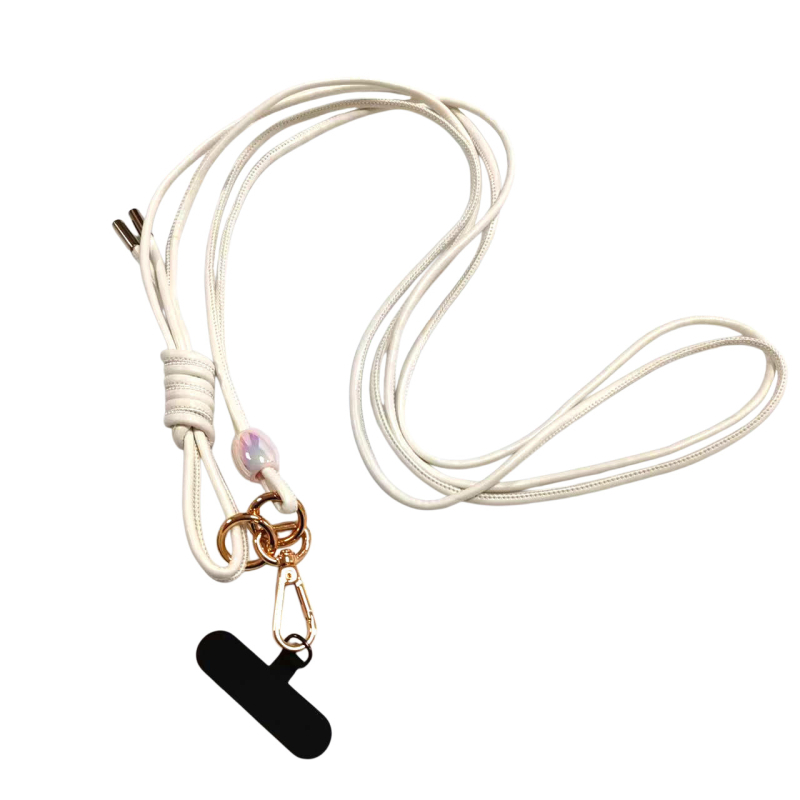 PU kožni dugi lančić za mobitel, ručno izrađeno, unisex, prilagodljivi logotip, metalna kopča