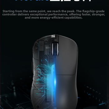 Игрова мишка Dragonfly F1 с оптичен сензор, ергономичен дизайн и безжичен двоен режим