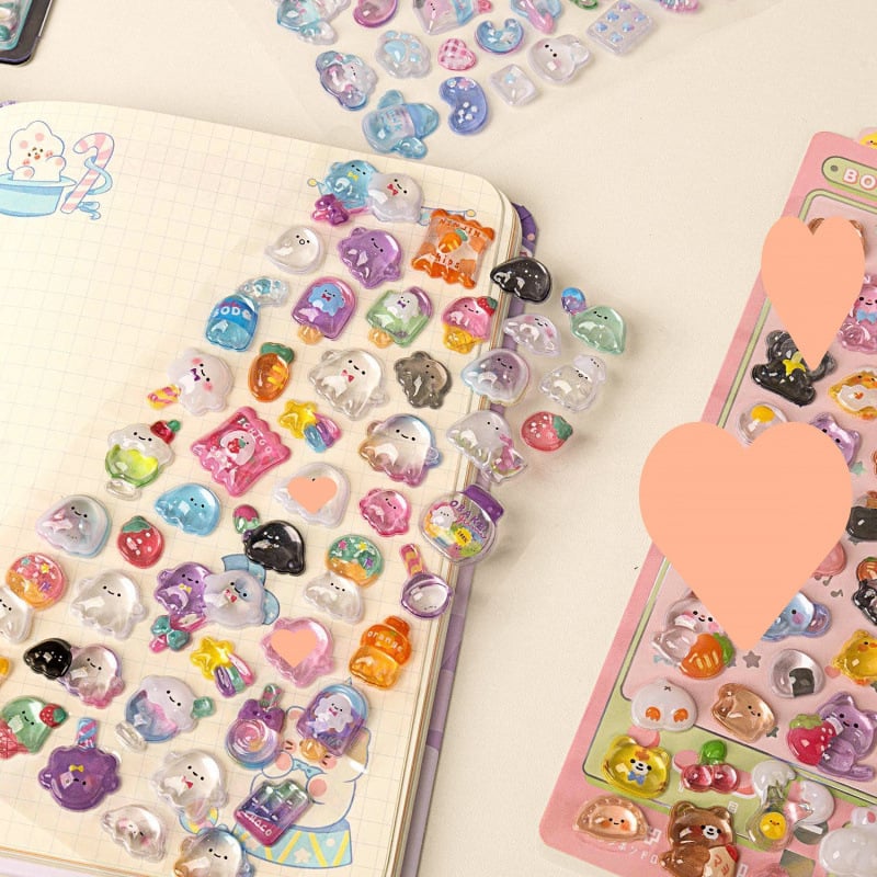 3D-s lebegő matricák lányoknak és gyerekeknek, aranyos rajzfilmszerű állatok, Márka: Más; Stílus: Cuki; Ajándék cél: Üzleti ajándékok; IP státusz: Nincs jóváhagyva