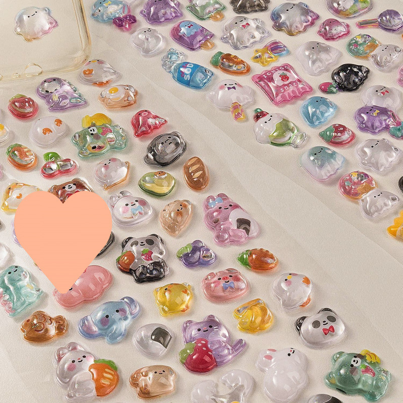 3D-s lebegő matricák lányoknak és gyerekeknek, aranyos rajzfilmszerű állatok, Márka: Más; Stílus: Cuki; Ajándék cél: Üzleti ajándékok; IP státusz: Nincs jóváhagyva