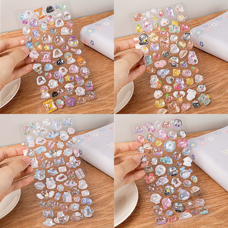 3D-s lebegő matricák lányoknak és gyerekeknek, aranyos rajzfilmszerű állatok, Márka: Más; Stílus: Cuki; Ajándék cél: Üzleti ajándékok; IP státusz: Nincs jóváhagyva