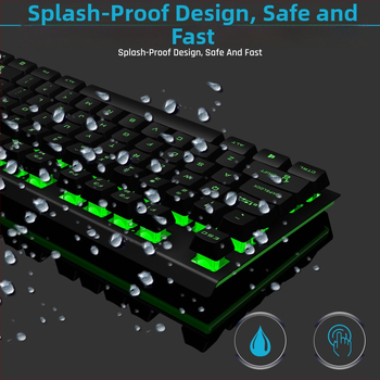 Проводна GK60 клавиатура с 104 клавиша, метално тяло, RGB подсветка, X-Frame технология с подложка за длан, 1,5 м кабел