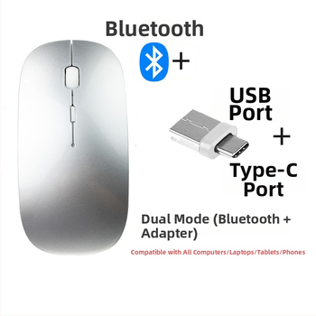 Diansen 8898 Bezvadu Bluetooth pele ar 3 taustiņiem, 1600 DPI, Plug-and-Play MacBook ierīcei