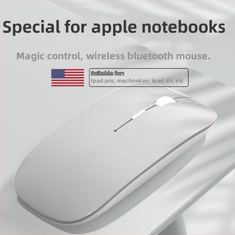 Diansen 8898 Bezvadu Bluetooth pele ar 3 taustiņiem, 1600 DPI, Plug-and-Play MacBook ierīcei