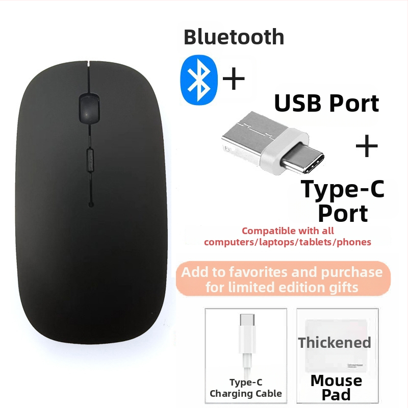 Diansen 8898 Bezvadu Bluetooth pele ar 3 taustiņiem, 1600 DPI, Plug-and-Play MacBook ierīcei