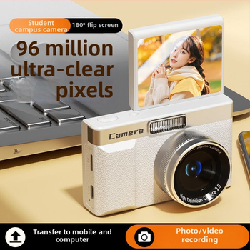 Selfie kamera z06 su 24MP CMOS jutikliu 1/2.3in, 8x optinis priartinimas, pasukamas 2,3in LCD ekranas, periskopinis objektyvas, elektroninė vaizdo stabilizacija