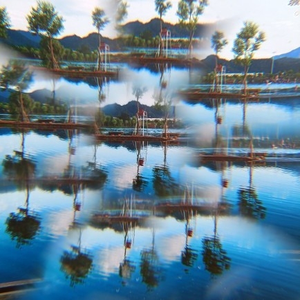 Kaleidoszkóp prizmás szűrő mobiltelefonokra, effektus elosztott kép, UV-szűrő, DSLR tartozék, Modell SJLJ01