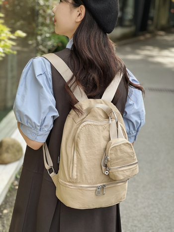 Unisex ruksak od najlona, japanskog stila casual, kapacitet 20–35L, zakrivljene naramenice, podstava od poliestera