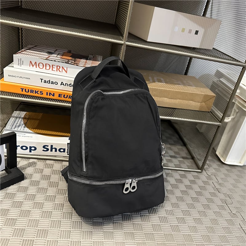 Unisex ruksak od najlona, japanskog stila casual, kapacitet 20–35L, zakrivljene naramenice, podstava od poliestera