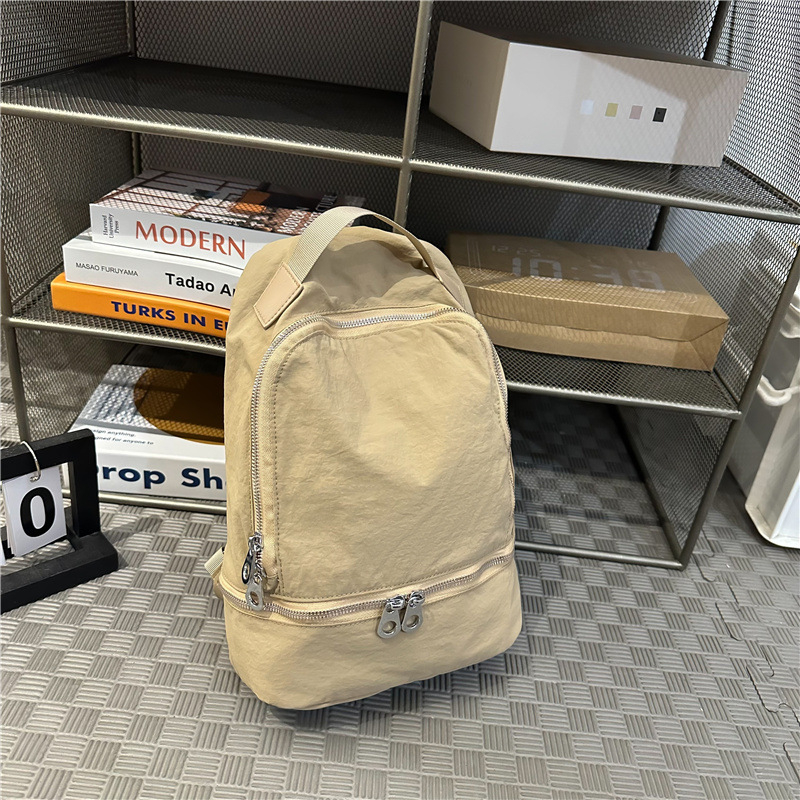 Unisex ruksak od najlona, japanskog stila casual, kapacitet 20–35L, zakrivljene naramenice, podstava od poliestera