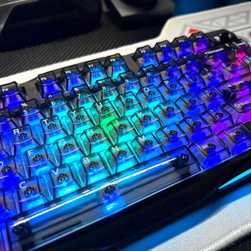 Sada od 115 ključnih kapica s MDA profilom, prozirne PC kapice s križnim osovinama